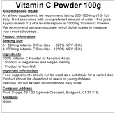 Vitamin C Powder (L-Ascorbic Acid)
